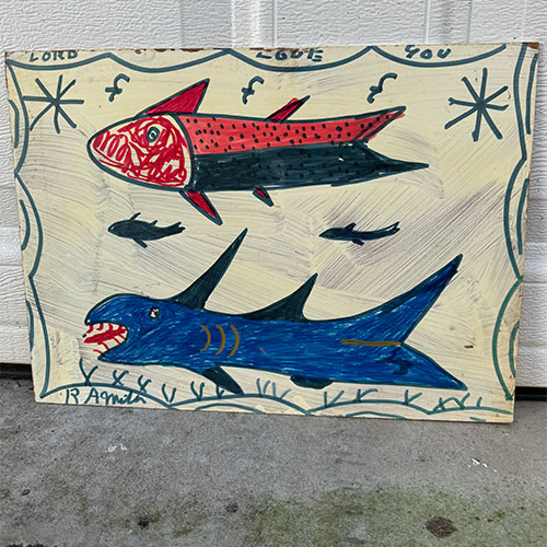 RA Miller 16x12 Fish WP3814 - Christopher Park Gallery